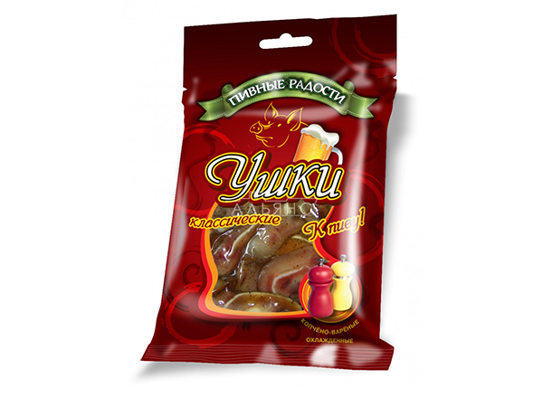 Уши свиные классические "Пивные радости" (100гр) в Комсомольске-на-Амуре