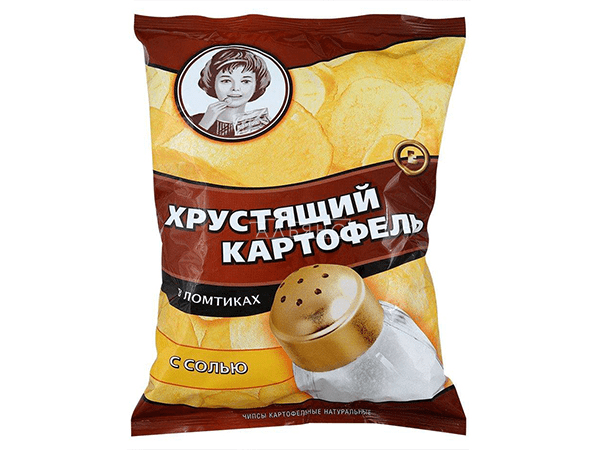 Картофельные чипсы "Девочка" 160 гр. в Комсомольске-на-Амуре