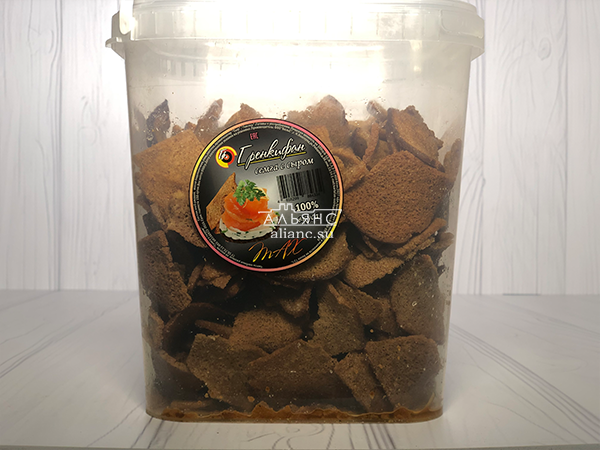 Ржаные гренки с семгой и сыром в Комсомольске-на-Амуре