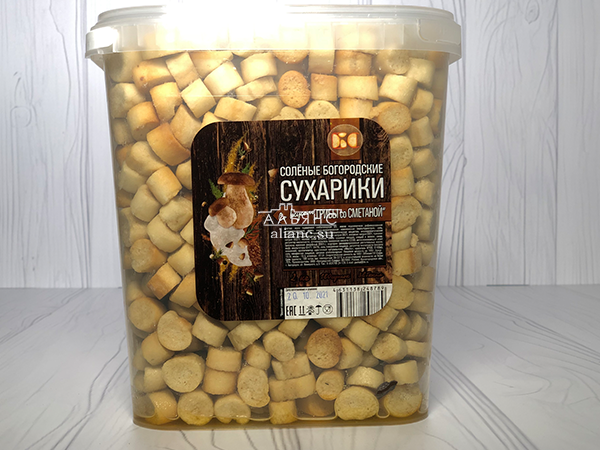 Сухарики с грибами и сметаной в Комсомольске-на-Амуре