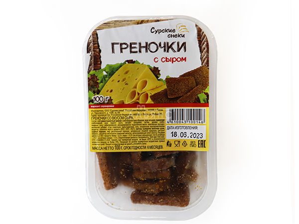 Сурские гренки со вкусом Сыра (100 гр) в Комсомольске-на-Амуре