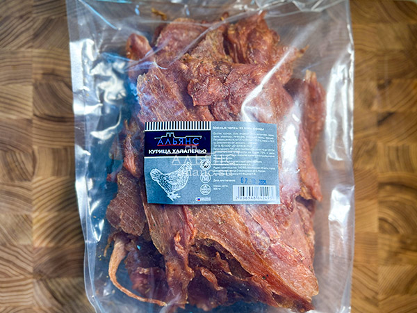 Мясо (АЛЬЯНС) вяленое курица 500гр "С халапеньо" в Комсомольске-на-Амуре
