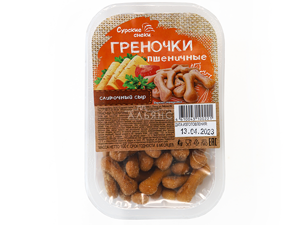 Сурские (ПШЕНИЧНЫЕ) Сливочный сыр (100 гр) в Комсомольске-на-Амуре
