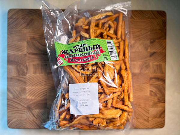 Жареный сыр "ВКУСНЯШКА" (Оливковый) 500гр. в Комсомольске-на-Амуре