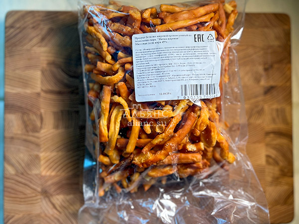 Нитка ЖАРЕНАЯ  Oktobersnack1 кг (сырный продукт) в Комсомольске-на-Амуре