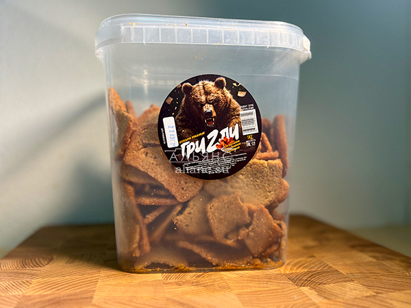 Ведро Ржаные гренки со вкусом Крылышки Барбекю (1 кг) в Комсомольске-на-Амуре