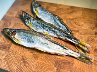 Чипсы: Корюшка без икры вяленая ГОСТ (крупная)