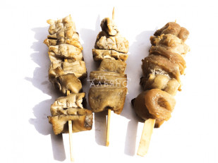 Арахис: Шашлычок из щуки холодного копчения