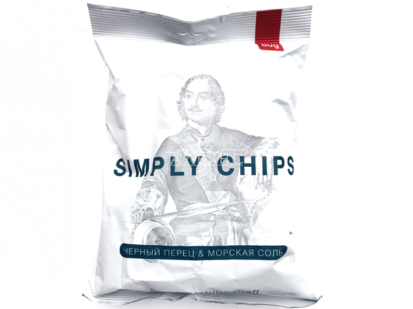 Картофельные чипсы "Simple chips" Морская соль и черный перец 80 гр. в Комсомольске-на-Амуре