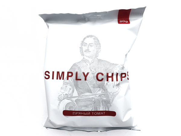 Картофельные чипсы "Simple chips" Пряный томат 80 гр. в Комсомольске-на-Амуре
